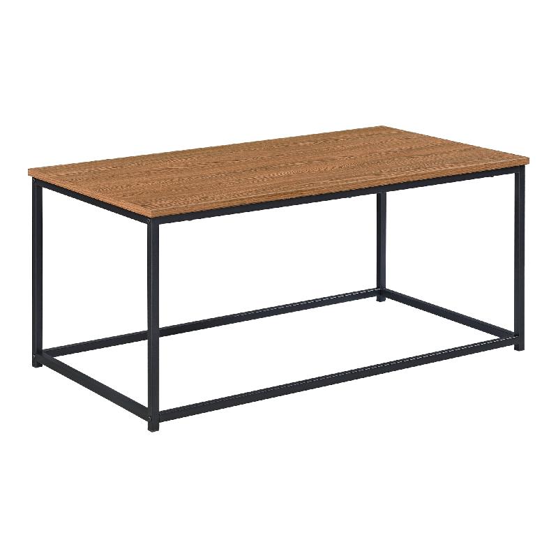 TABLE BASSE 45 X 100 X 55 CM NOIR EFFET BOIS FONCÉ 03_0008437_0