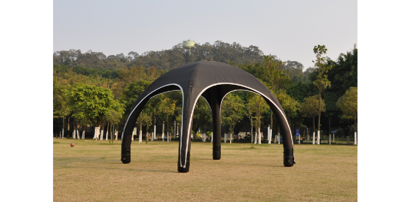 Tente gonflable personnalisable - 3 x 3 m avec parois ou casquettes, montage rapide_0