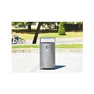 Up6pc - Corbeille Titan PC - Novatilu avec Cendrier Intégré - 95 Litres_0