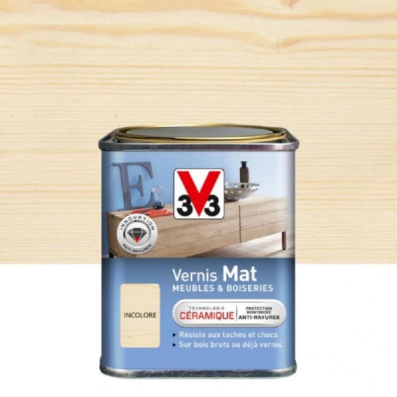 Vernis meuble et objet V33 - Incolore mat - 0.25L_0