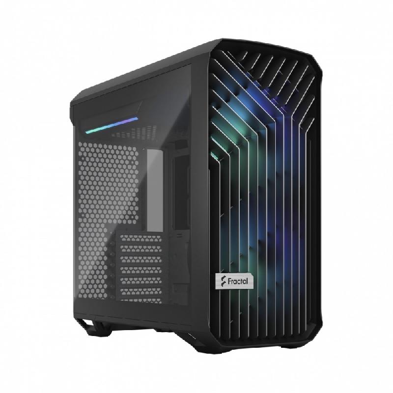 Fractal Design Torrent Compact RGB Black - Boîtier PC avec ventilation optimisée et panneau en verre trempé_0