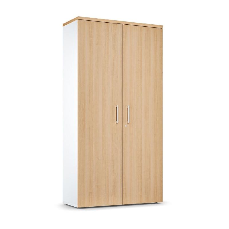 Armoire en bois - portes battantes - finitions variées - poignées aluminium_0