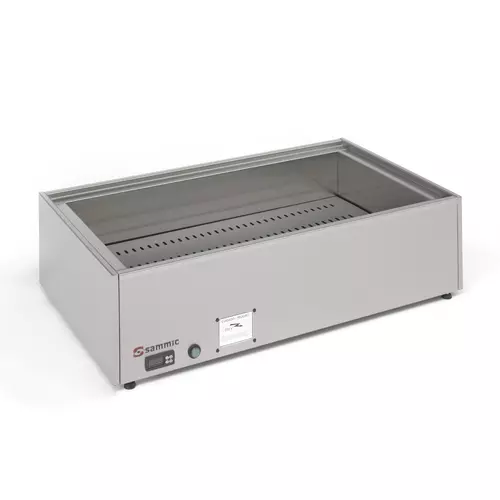 Bain-marie sur table BMS-111 - 1 x GN 1/1 - 590 x 430 x 300 mm - 230/50-60/1 - 2000W - Inox AISI 304_0