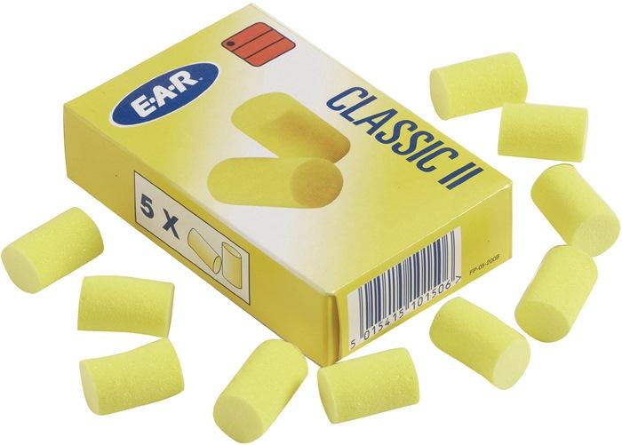 Bouchons antibruit E-A-R™ CLASSIC™ II EN 352-2 SNR 28 dB 250 paires/carton, 5 paires/paquet 3M_0