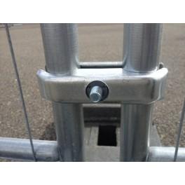 Collier de sécurité en acier galvanisé - Résistant et pratique pour barrières et anti-intrusion_0