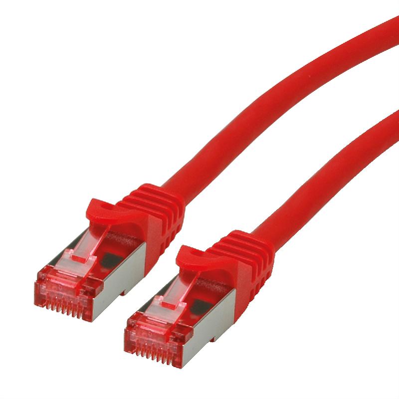 Cordon ROLINE S/FTP(PiMF) Cat.6, LSOH, Component Level, rouge, 1,5 m_0