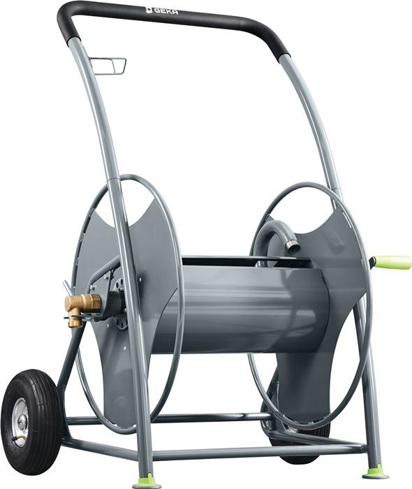 Dévidoir mobile GEKA en acier pour tuyau P125 - Raccord fileté 33,25 mm G 1 po_0