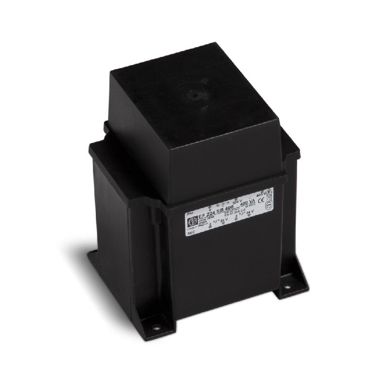 Ef 224sb400 - Transformateur monophasé de sécurité - 400VA - IP54 - Upri 0-230-400V - Usec 2x 0-24V_0