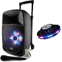 Enceinte PARTY-8LED sur batterie 8