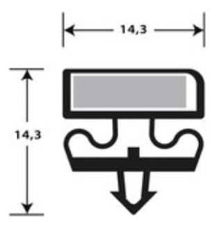 Joint pvc magnetique pour meubles frigos jpc-168_0