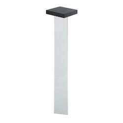 Lumisky Balise solaire en aluminium pied transparent LED blanc chaud puissant SCOTTY H90 cm - noir 3666162010690_0