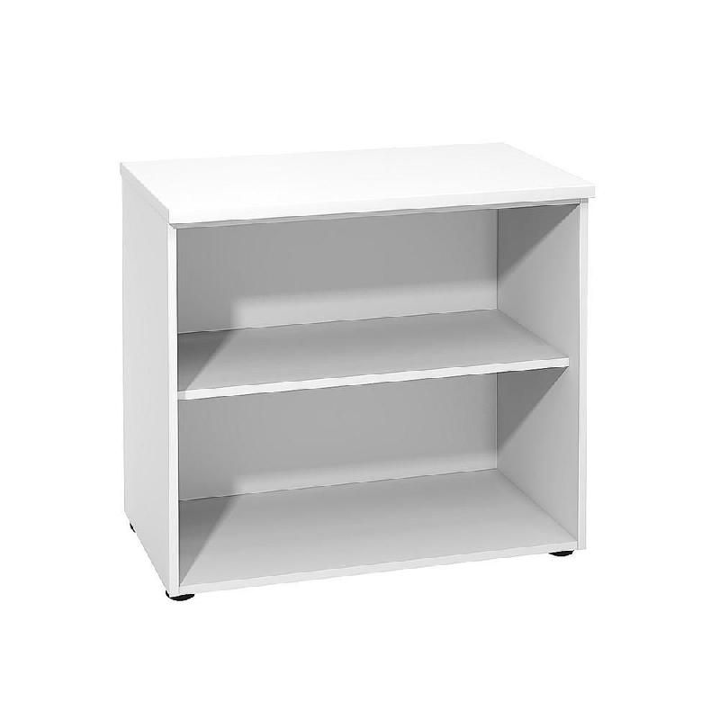 MEUBLE BAS NF ENVIRONNEMENT SANS PORTES - H.72 X L. 80 X P. 48 CM - BLANC