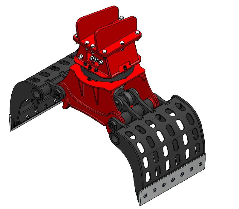 Pince à enrochement hydraulique 12/16 t - Aximat pour pelles de 12 à 16 tonnes_0