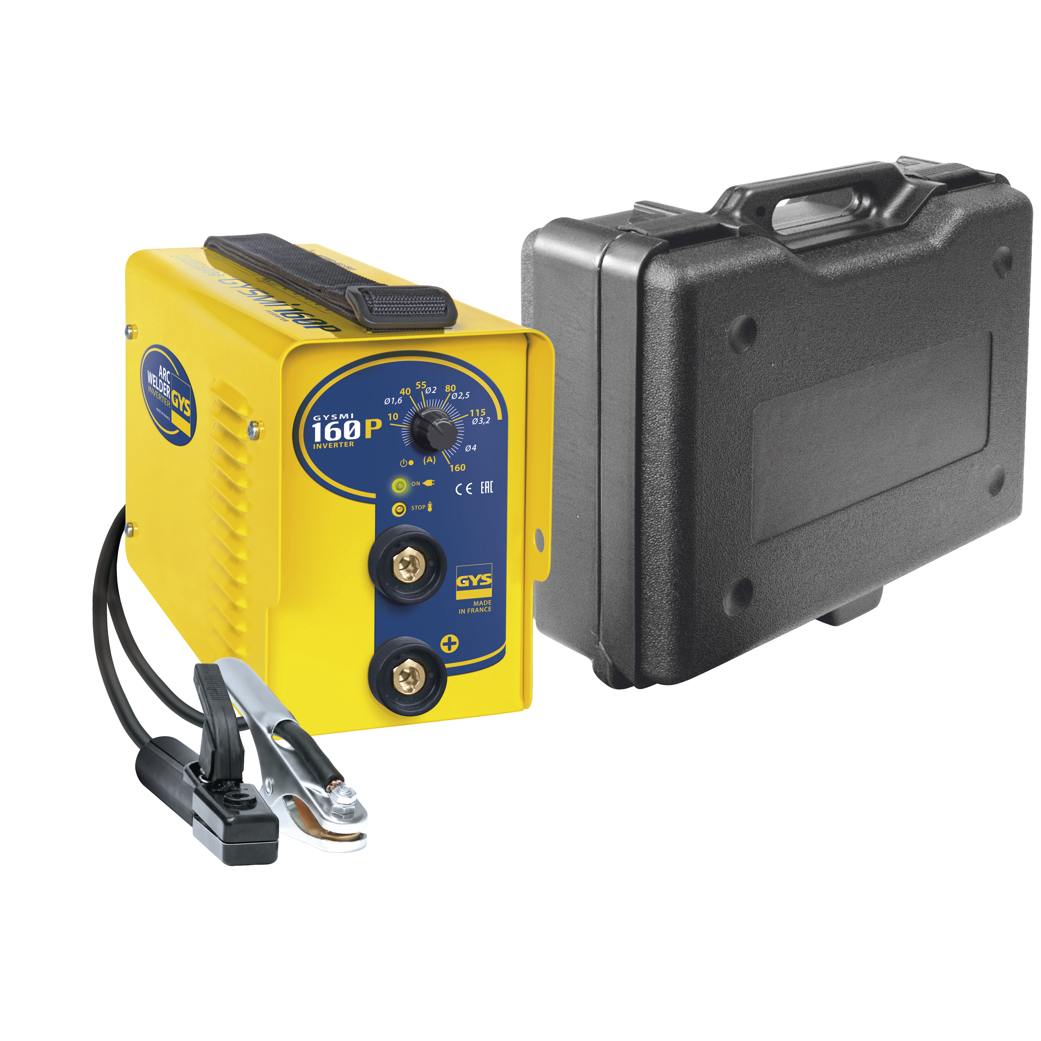 Poste à souder professionnel GYSMI 160P - Inverter MMA 160A - Acier, fonte, inox jusqu'à 10 mm_0