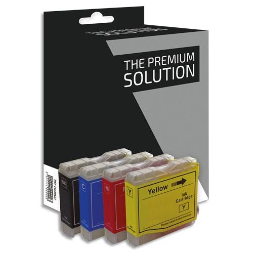 Cartouche compatible jet d'encre noir, cyan, magenta, jaune - Brother LC970/LC1000, B8B970/1000B/CLXL_0