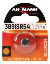 Silberoxid pile bouton SR54 / SR1130 / 389 / 390 - 1.55V - 64mAh - emballage blister_0