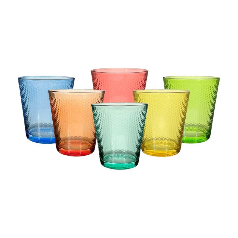Verres Arca Party, lot de 6, 35 cl, colorés - multicolore verre 8055039561147_0