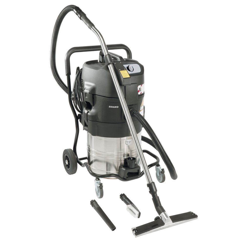 XC 70 - Aspirateur eau et poussières - Cuve inox 70L - Homologué ATEX Zone 22 et Classe M - SIDAMO_0
