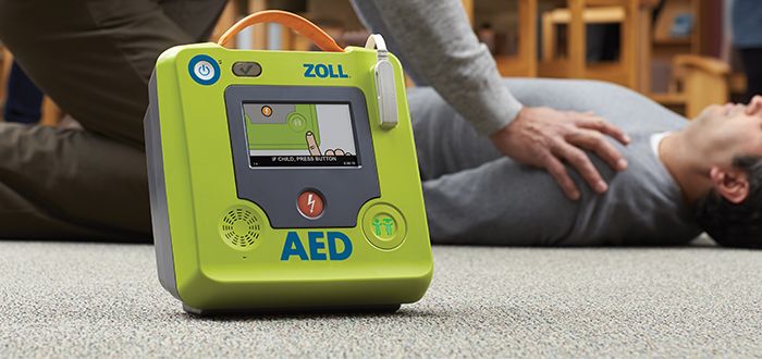 Défibrillateurs Zoll AED 3 avec électrodes CPR Uni-padz et capteur RCP_0