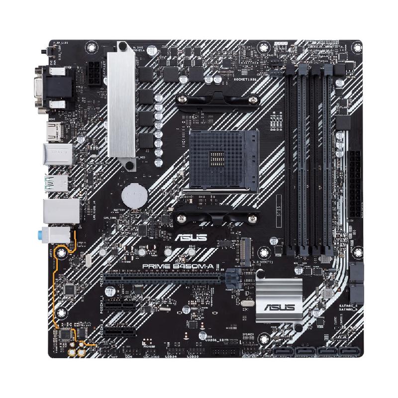 Asus prime b450m-a ii amd b450 emplacement am4 micro atx_0