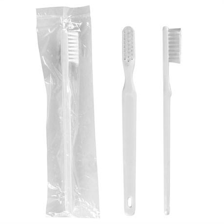 BROSSE À DENTS SOUS SACHET 18.5 CM PS TRANSPARENT (VENDU PAR 100)