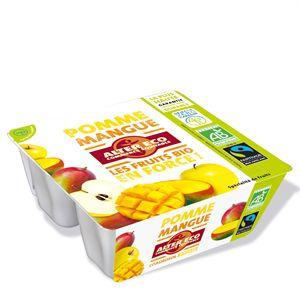 COMPOTE ALTER ECO SPÉCIALITÉ DE FRUITS POMME MANGUE BIO 4X100G