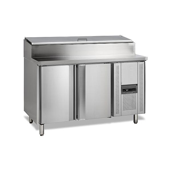 Comptoir de préparation de sandwich 2 portes profondeur 700 320 litres premium inox 304 - SS7200_0