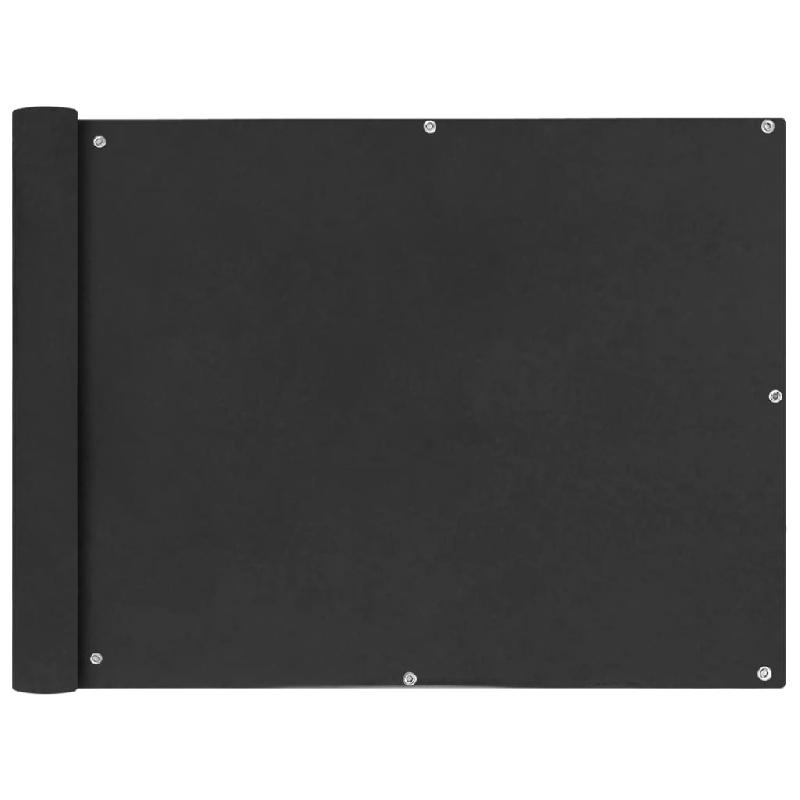 ÉCRAN DE BALCON BRISE PARE VUE PROTECTION CONFIDENTIALITÉ EN TISSU OXFORD 90 X 600 CM ANTHRACITE 02_0010177_0