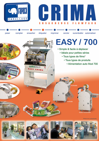 Ensacheuse Flow Pack Crima Easy - Entrée de gamme, maniable et optionnable_0