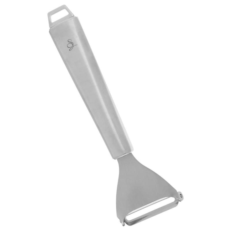 Éplucheur rasoir inox 19 cm - Argent - Paris Prix_0