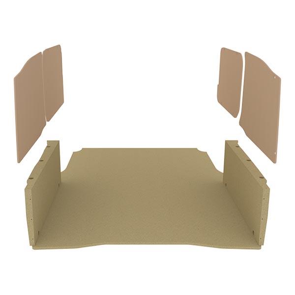 Habillage bois natural K2 aggloméré + MDF / Portes arrière incluses_0