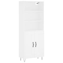 Helloshop26 - Buffet bahut commode armoire meuble de rangement organisateur cuisine salle de séjour salon haut 69,5 x 34 x 180 cm 02_0032547 - 300021_0