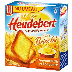 Biscottes aux céréales complètes Fibres +, Heudebert (280 g)