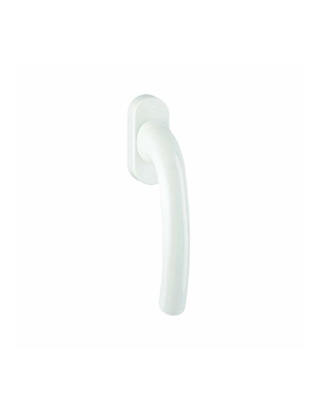 Hoppe Poignée de fenêtre TOKYO verrouillable 0710s//u26 f1 alu//ral9016 Blanc