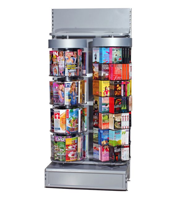 In.Line-système - Tourniquets presse & magazines - Hannecke Display Systems - Diamètres 1000mm et 1250mm - Finitions personnalisées_0