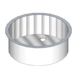 Option: evier diamètre 420 mm  comptoir ou meuble arrière (1 pièce)     kl_0