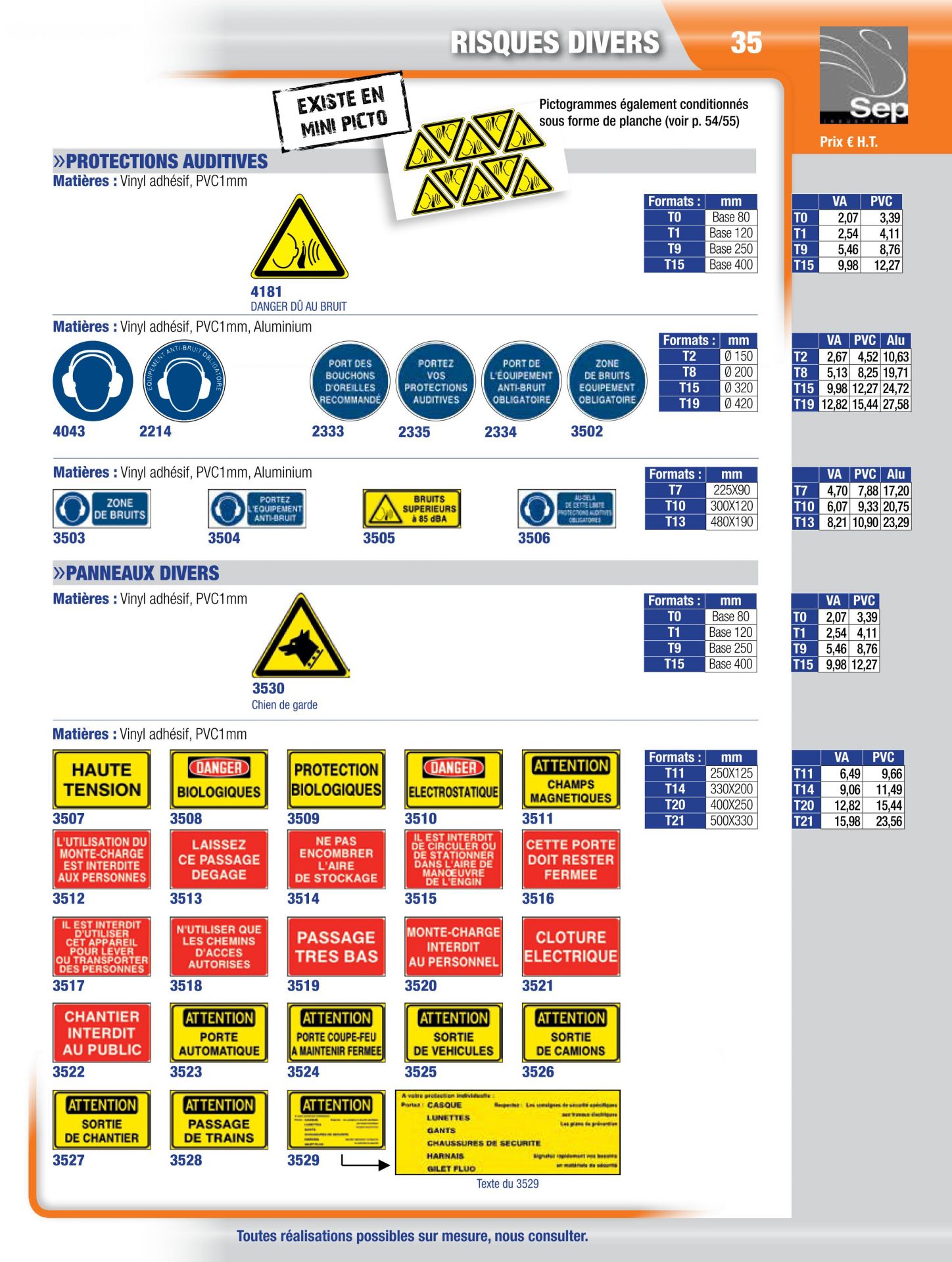 Panneau de signalisation - risques divers_0