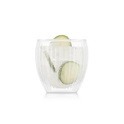 Set de 2 verres double paroi Pavina 20 cl -  Transparent Rond Verre Bodum - transparent verre 6999655143344_0