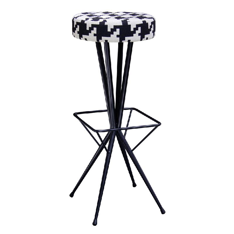 Tabouret de restaurant Radio - Dimensions compactes et hauteur d'assise 82 cm_0