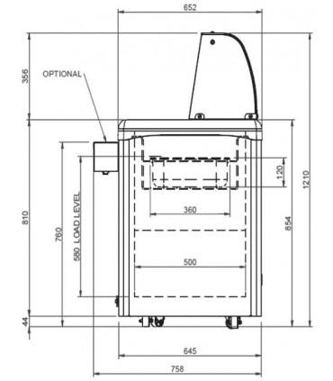 Vitrine à crèmes glacées pour chr, traiteurs, boulangeries, pâtisseries, marchands de glace et snacks - vic creamy 330 iarp_1