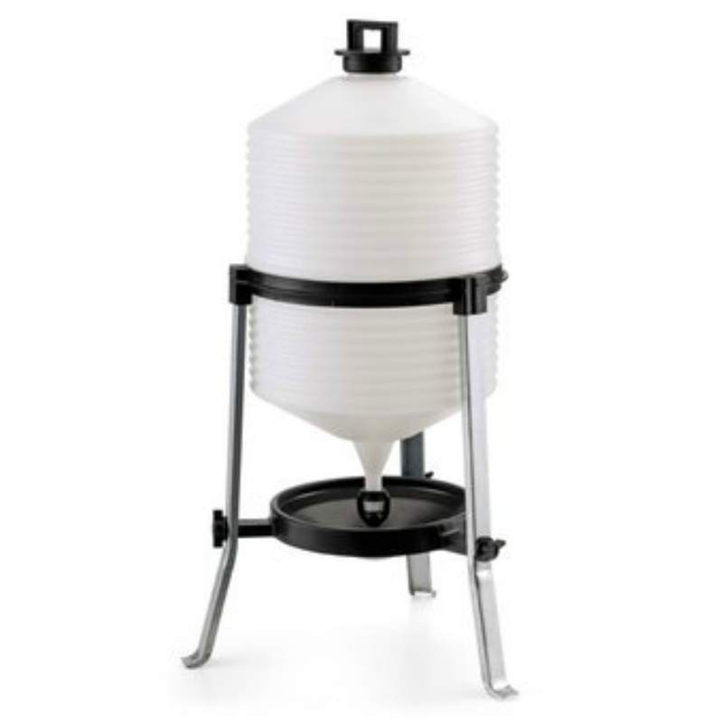 Abreuvoir niveau constant 30L sur pied - polypropylène - pour volaille, poulets, poules pondeuses, dindes et gibier_0