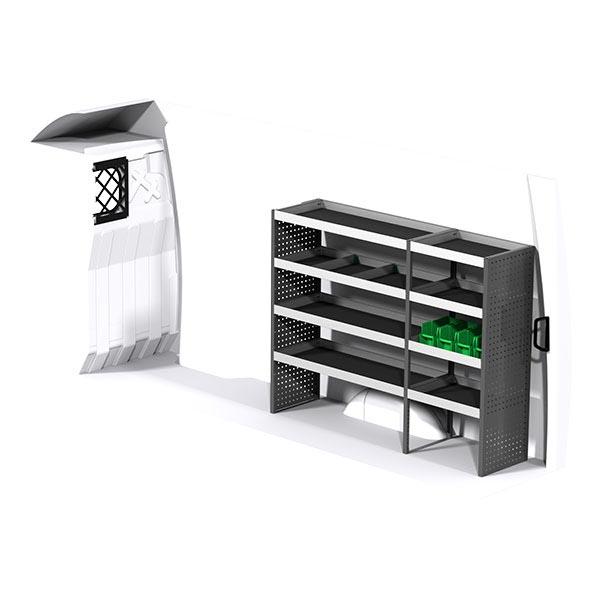 Aménagement métal côté droit - IVECO - Longueur 1880mm, Hauteur 1440mm, Profondeur 470mm, Poids 63Kg_0
