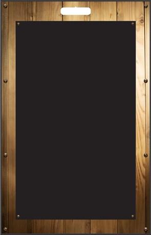 ARDOISE RECTO VERSO 50 X 80 CM INDUSTRIE BOIS