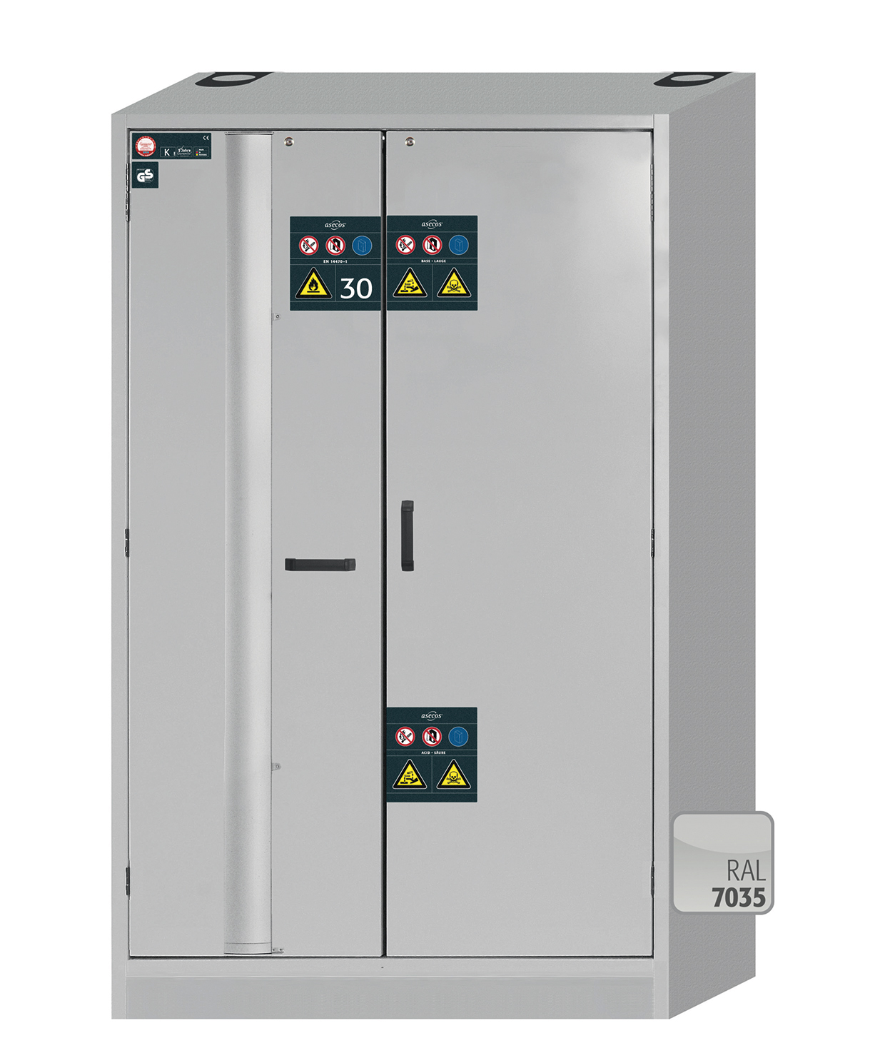 Armoire de sécurité combinée K-PHOENIX-30 modèle K30.197.120.MC.FWAS - Réf 30343-001-30758 - stockage mixte inflammables et corrosifs_0