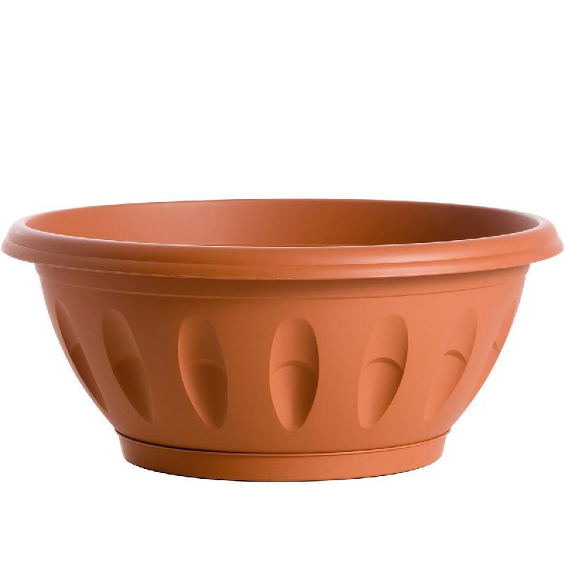 Bama Bol Alba, diamètre 30 cm, avec soucoupe - orange 8007633307300_0