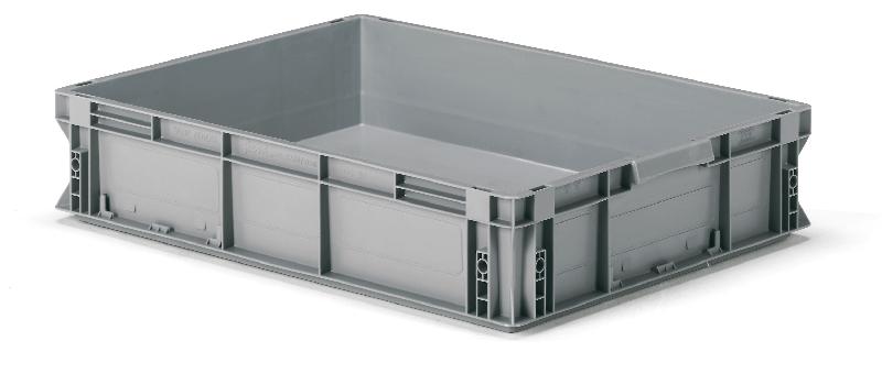 Caisse plastique 800x600 athéna grise 69 litres_0