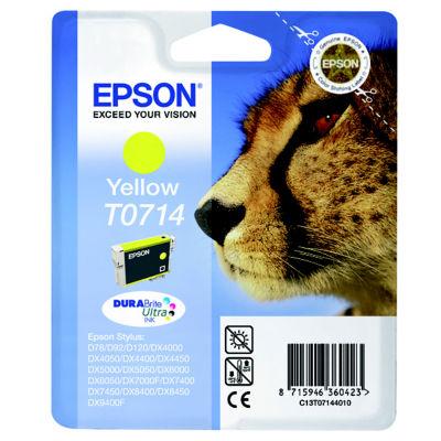 Cartouche Epson T0714 jaune pour imprimantes jet d'encre_0