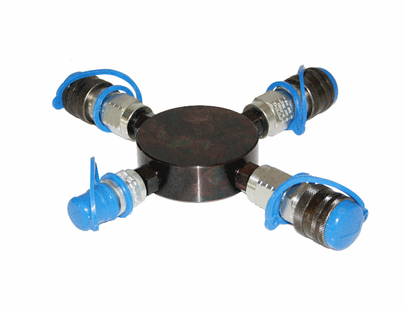 Distributeur hydraulique - différents types - jusqu'à 5 distributeurs - système de joints breveté - coupleur une main avec bague de sécurité_0