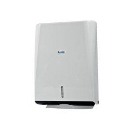 Distributeur essuie-mains pliés en Z - robuste avec clé + recharge papier 3750 feuilles_0