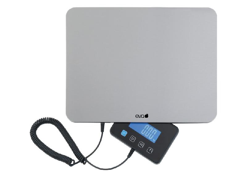 Eva balance de cuisine/colis pro 200 kg / 10 g en acier inoxydable - gris inox 033288_0